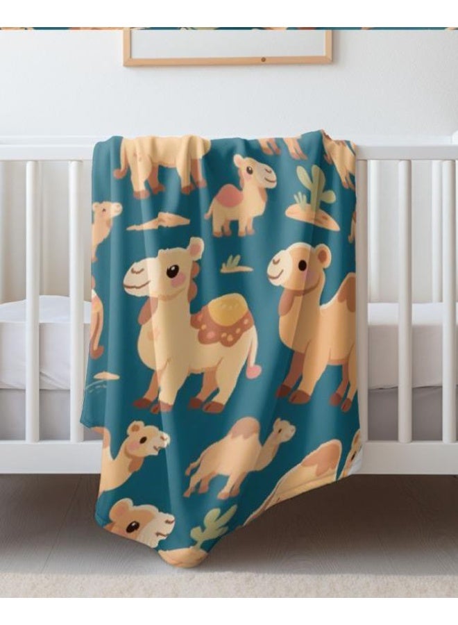 عام بطانية رقيقة من الفانيلا (حرارة ومريحة، ومناسبة للنوم واستخدام اللعبة والغبار والرمل) 150 سم * 200 سم - 746 - Image 1