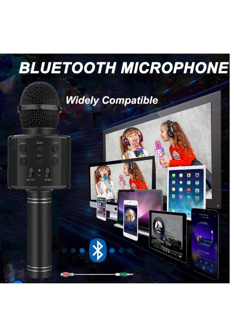 ELTRAZONE Bluetooth Karaoke Microphone Wireless,Portable Singing Microphone for Kids Adults,Karaoke Machine for Kids Toys,Birthday Gifts Ideas for 3 4 5 6 7 8 9 10 11 12 Year Old - Image 3