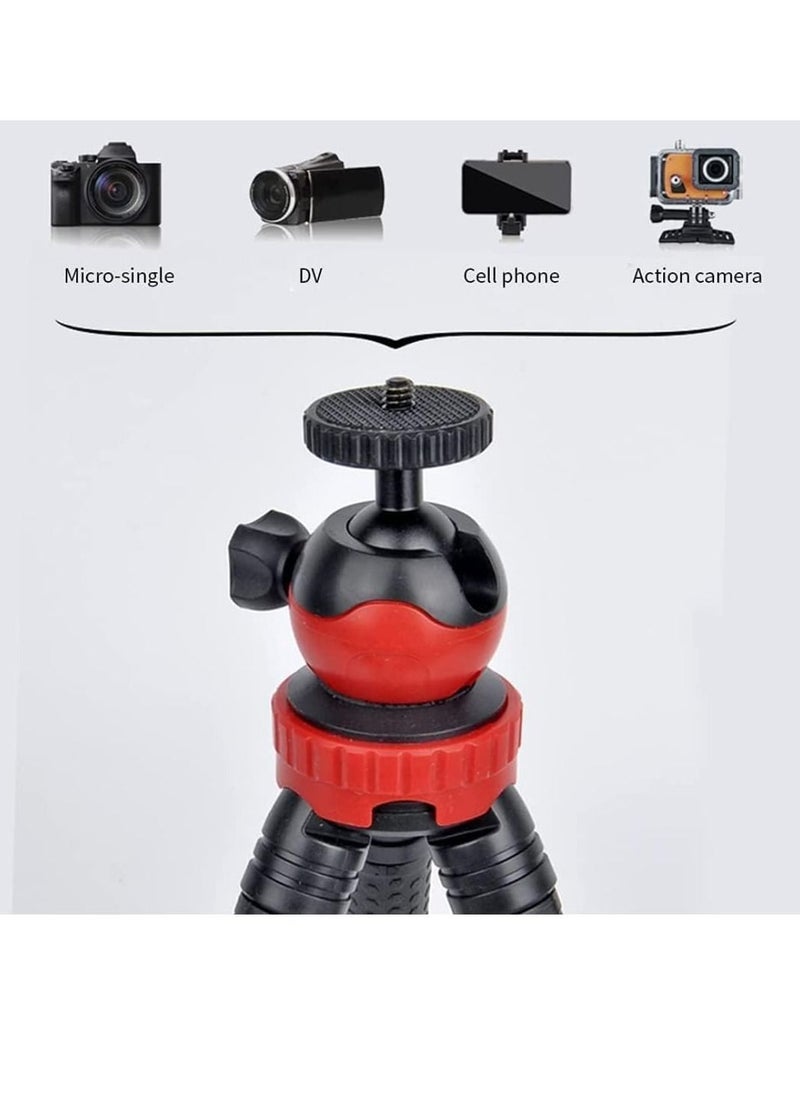 Generic - Flexible Tripod, 12 Inch Phone Tripod for iPhone and Android Phone, Action Camera Tripod for GoPro Canon Nikon DSLR - Image 1