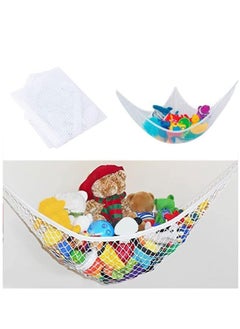 Excefore Mesh Toy Net Organizer, Stuffed Animal Hammock Premium Plush Hanging Organizer Jumbo for Animals Wall Sling Corner Extra Large Kids Children  - Image 2