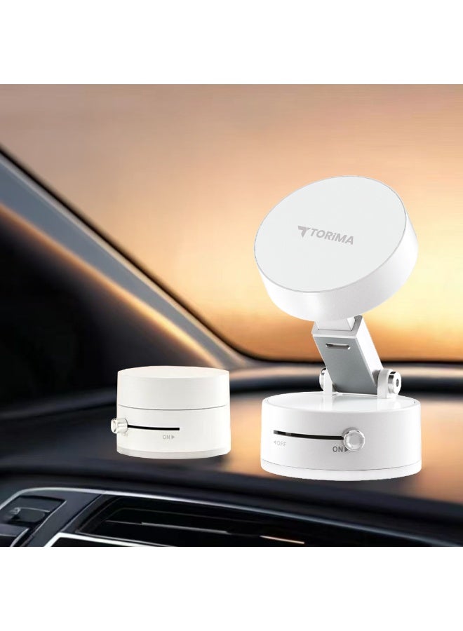 Torima حامل هاتف تورِيما JX-054 المغناطيسي البلاستيكي – أبيض - Image 2