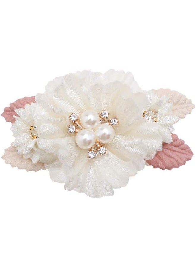 BFNAAgirl Flower Hair Clip Baby Girl Hair Bows Exquisite Hair Accessories Alligator Clips for Infants Toddlers Teen Kids Gift 3pcs/set - Image 5