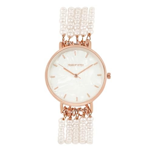 Joker & Witch Alessandra 32mm White Dial 18mm White Metal Alloy Watch for Women - Image 1