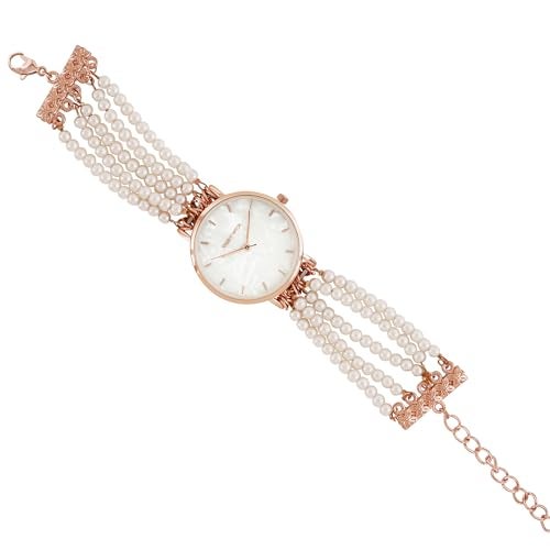 Joker & Witch Alessandra 32mm White Dial 18mm White Metal Alloy Watch for Women - Image 4