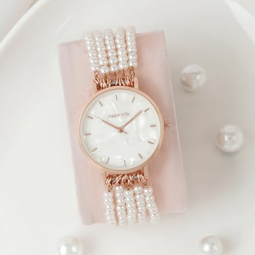 Joker & Witch Alessandra 32mm White Dial 18mm White Metal Alloy Watch for Women - Image 2