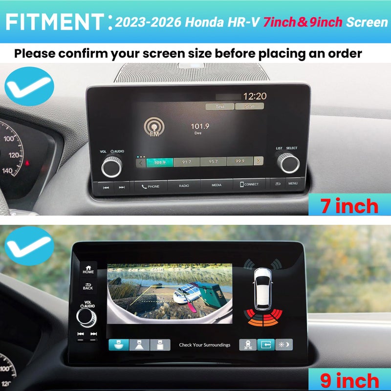 Sinminou Center Console Organizer Dashboard Tray Compatible with 2023-2026 Honda HR-V Interior Accessories, Dashboard Storage Organizer Box, Fits Both Honda HRV 7-inch and 9-inch Screen - Image 3