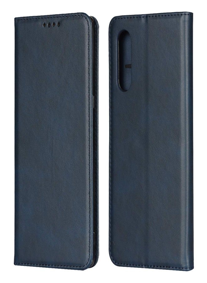 iCoverCase for LG Velvet/LG Velvet 5G Wallet Case, Premium PU Magnetic Leather Card Slots Holder Carry Kickstand Feature Flip Cover Case for LG Velvet/LG Velvet 5G (Navy Blue) - Image 1