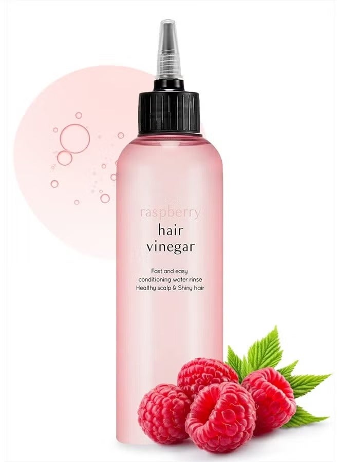 A'PIEU Raspberry Scalp Vinegar Hair Rinse  200 ml  Balances Hair u0026  pH Level - Smoother and Shinier Hair - Clarifies Detangles and Encourages Hair Growth - Image 1