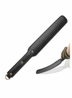 SYOSI Riding Crop for Horses, Durable Leather Paddle 18'' Lightweight Equestrian Crops  - Image 1