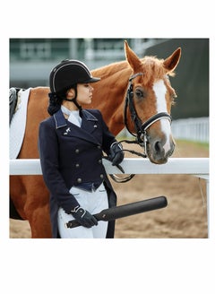 SYOSI Riding Crop for Horses, Durable Leather Paddle 18'' Lightweight Equestrian Crops  - Image 2