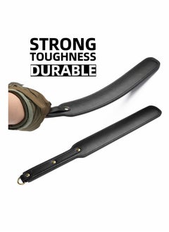 SYOSI Riding Crop for Horses, Durable Leather Paddle 18'' Lightweight Equestrian Crops  - Image 3