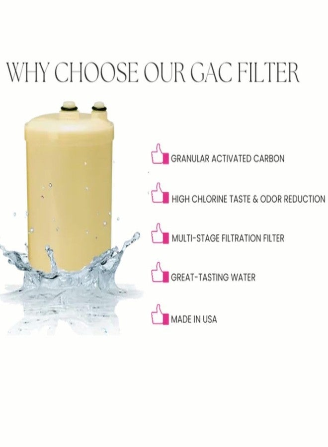 SANASTEC Water Filter Replacement HG-N type,Granular Activated Carbon Replacement Filter for SD501, DX II, Toyo and Impart TWIN PACK, MADE IN USA by A2O WATER(See Image to Identify The Models) - Image 4