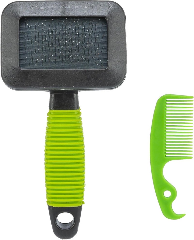 Trixie مجموعة فرشاة ومشط تريكسى للعناية بالحيوانات الأليفة الناعمة للجروات والقطط الصغيرة والحيوانات الصغيرة - Image 4