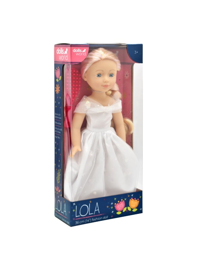 dolls world Lola 14 inch Fashion Doll With Moving Arms and Legs from Peterkin gift for kids of Age above 3 years  - Image 2