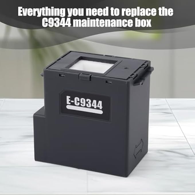 C9344 INK MAINTENANCE BOX, MAINTENANCE BOX REPLACEMENT FOR EPSON PRINTER XP-3100 XP-4100 XP-4101 XP-4105 WORKFORCE 810DWF WF-2830DWF WF-2850DWF WF-2930 WF-2950 WF-2851 L3550 L5590 - Image 3