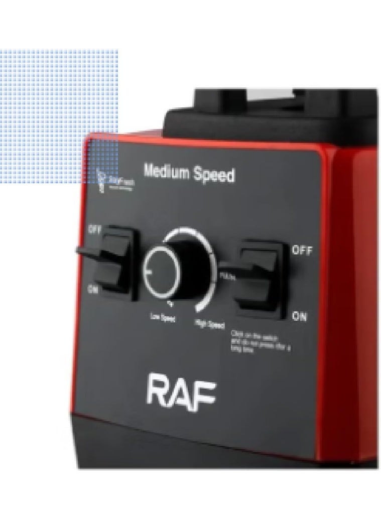 RAF Electric Blender + Chopper 2 X1, 2400W, 2.5L Black*Red - R.2840 - Image 4