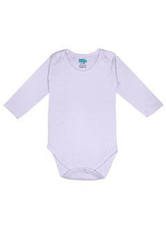 Babies Basic BabiesBasic 100% Super Combed Cotton, Long Sleeves Bodysuit, for New Born to 24months. Set of 3, Pink, Lavender, L.Pink  - Image 3