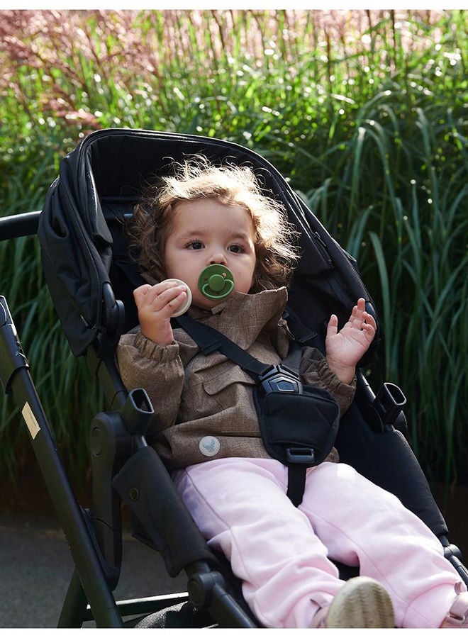 Mininor Pack Of 1 Baby Round Silicone Pacifier, 0 Months+, Apple Green - Image 5