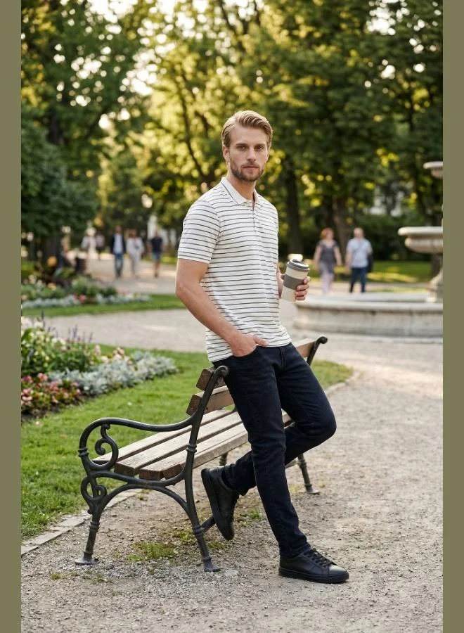 بوراتي Buratti Slim Fit High Waist Narrow Leg Jeans Men's DENIM PANTS 3300C56TOKYO