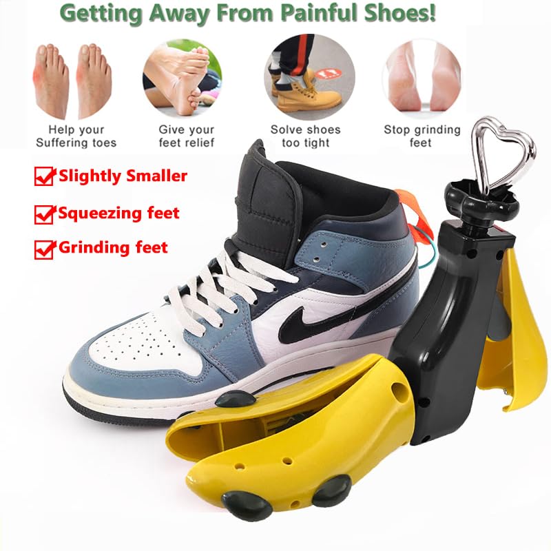 OPATER Shoe Stretcher Boot Stretcher Adjustable Width and Length Shoe Stretcher Widener Expander Wide Feet Boot Stretcher (2PCS-Men's 8-13,Women Size 9.5-14) - Image 2