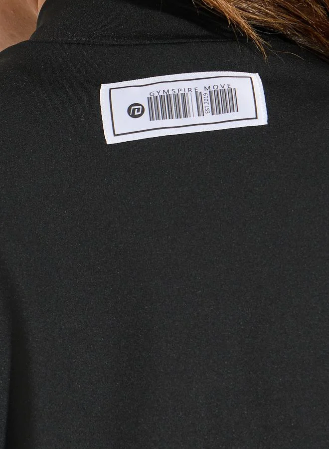Styli Gymspire Edition - Label & Logo Extreme Drop Shoulder Top