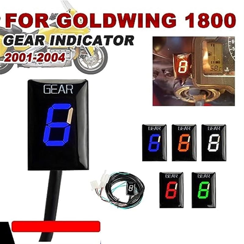 Wivplex Motorcycle Gear Indicator for GL 1800 Gold Wing - Image 5