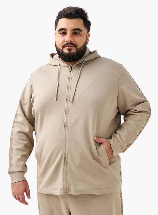 Maxim Men Zip-Through Hooded Sweatshirt