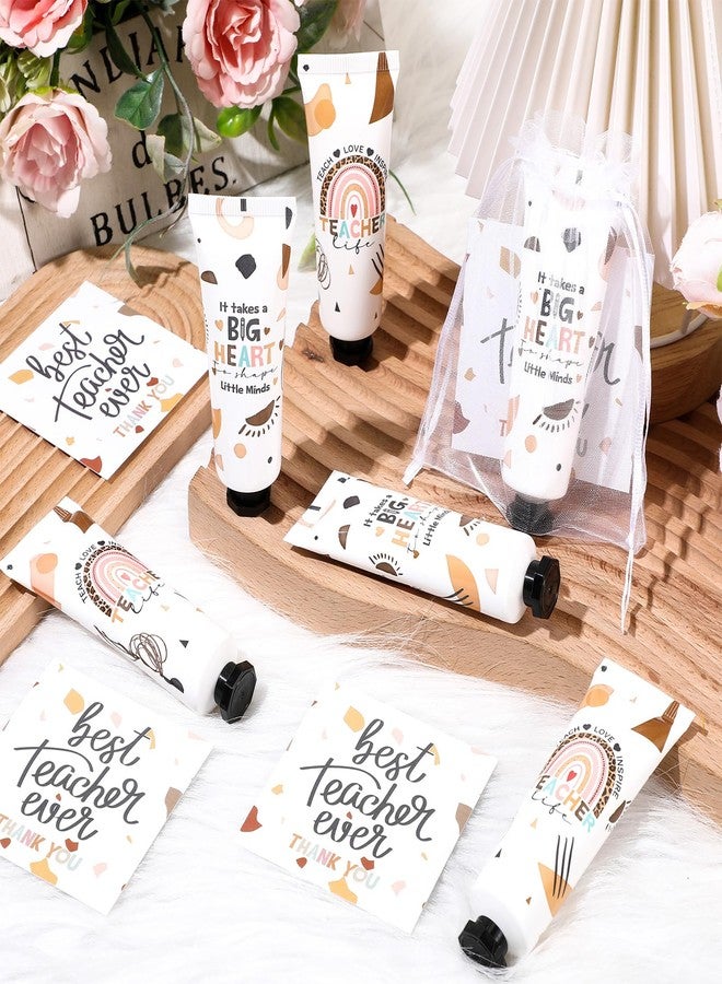 Dimsile 24 Sets Teacher's Day Teacher Appreciation Gifts Include Hand Cream Bulk Organza Bags Thank You Tags Inspirational Gift for Women Girls Party Supplies - Image 4