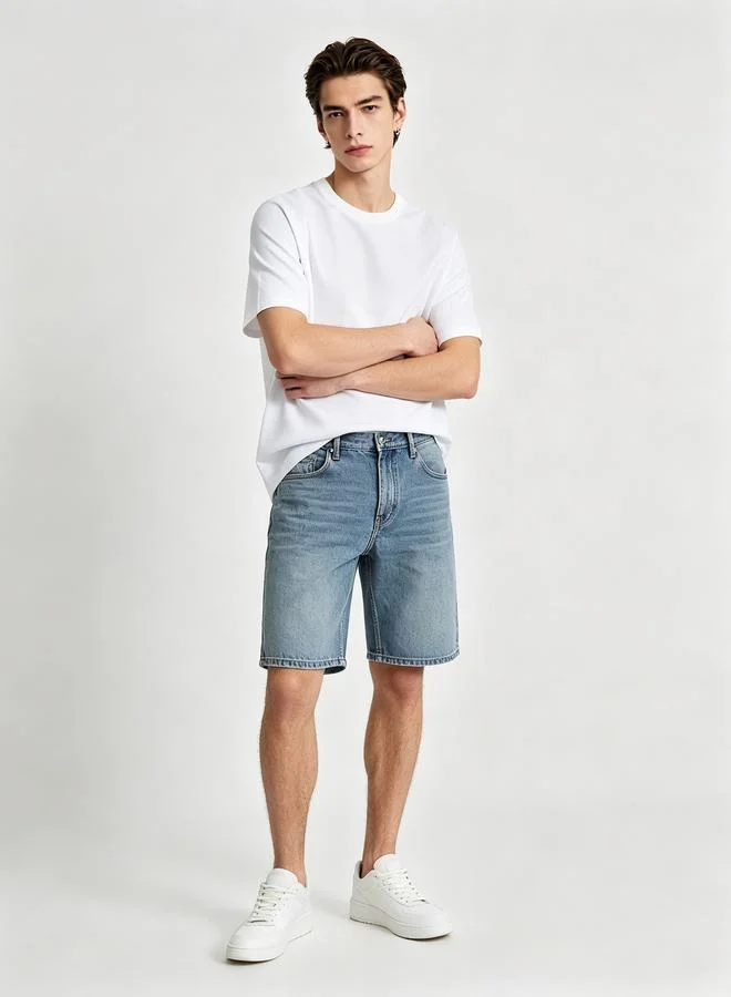 Take Two Men White Round Neck Short Sleeve T-Shirt