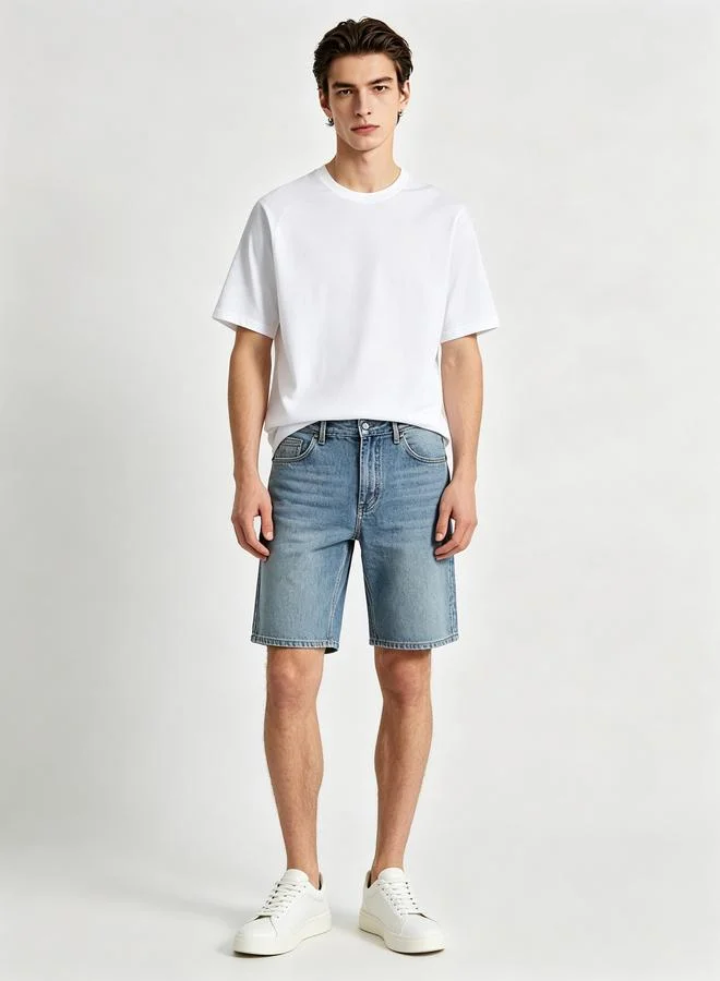 Take Two Men White Round Neck Short Sleeve T-Shirt