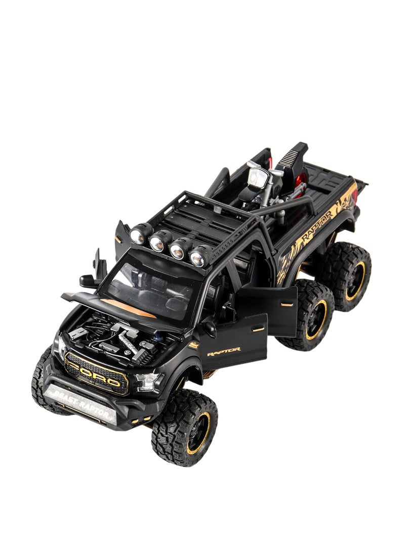 general 1: 28 Raptor F150 Children's Toy Alloy Off-Road Vehicle Model Ornament Best Gift - Image 1