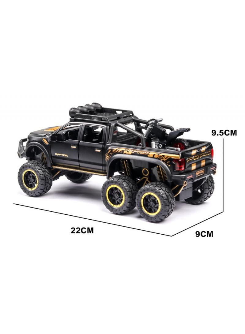 general 1: 28 Raptor F150 Children's Toy Alloy Off-Road Vehicle Model Ornament Best Gift - Image 3