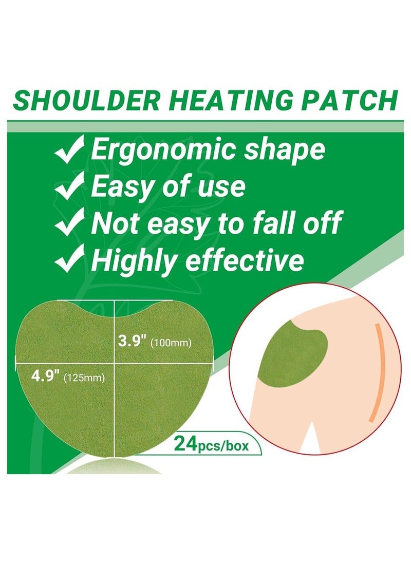 Generic - Patches, Pain Relief Patches, 24 Count Warming Herbal Plaster Maximum Strength Heat Patches, 8 Hours Deep Heating Extra Strength Joint Patch of Shoulder, Knee, Back, Neck, Pain Relief - Image 1