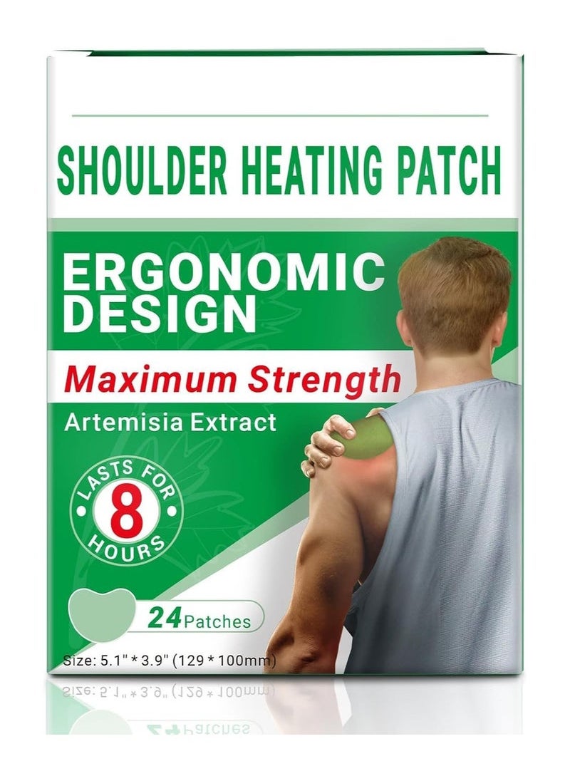 Generic - Patches, Pain Relief Patches, 24 Count Warming Herbal Plaster Maximum Strength Heat Patches, 8 Hours Deep Heating Extra Strength Joint Patch of Shoulder, Knee, Back, Neck, Pain Relief - Image 1