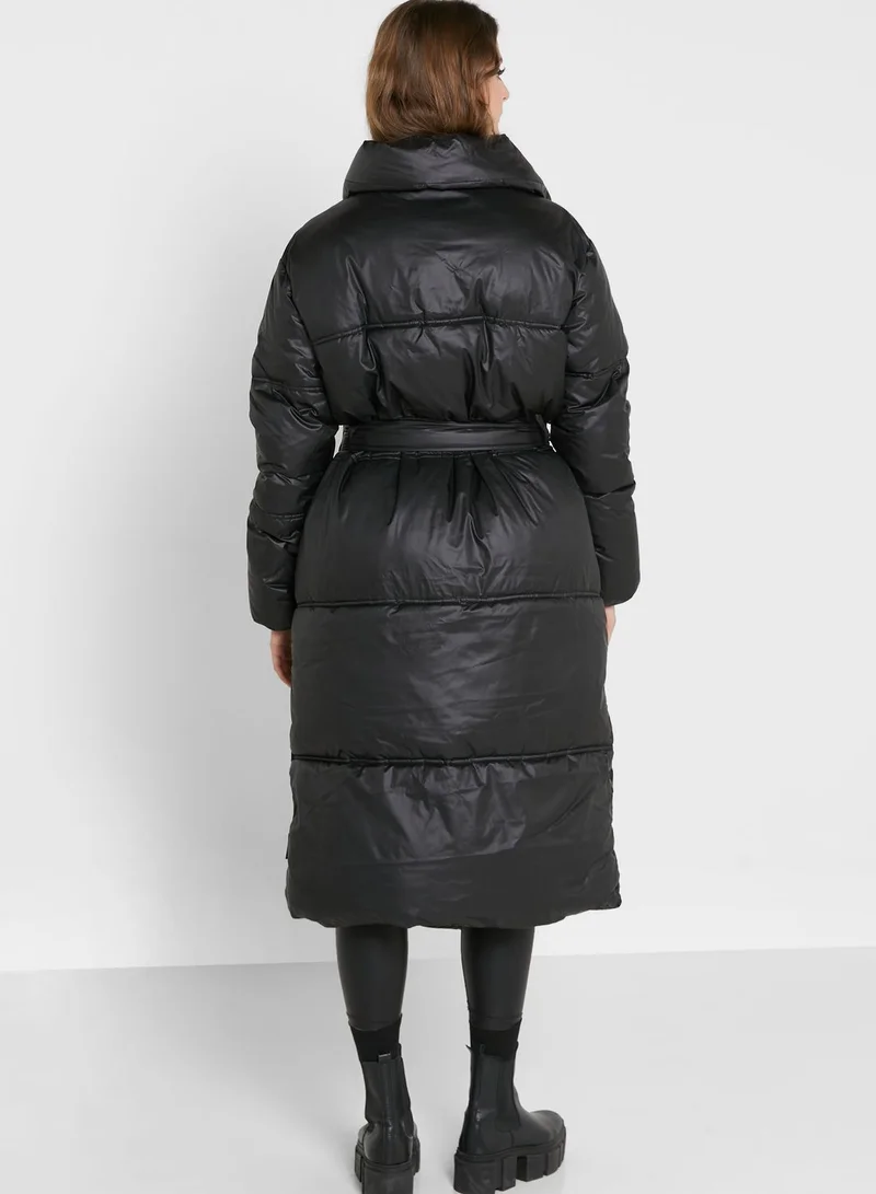 Missguided Tall Recycled Duvet Belted Coat