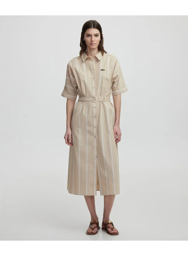 إبيكيول Striped Poplin Dress