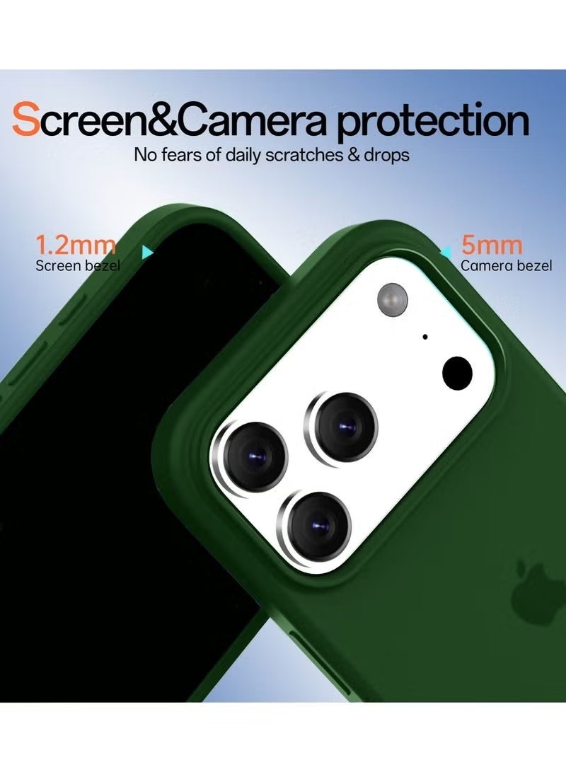 ELTRAZONE iPhone 17 Pro Liquid Silicone Case | Silky Soft Touch Shockproof Cover | Full-Body Anti-Scratch Protective Case for iPhone 17 Pro 6.3-Inch | Slim Durable Non-Slip Silicone Phone Case - Image 3
