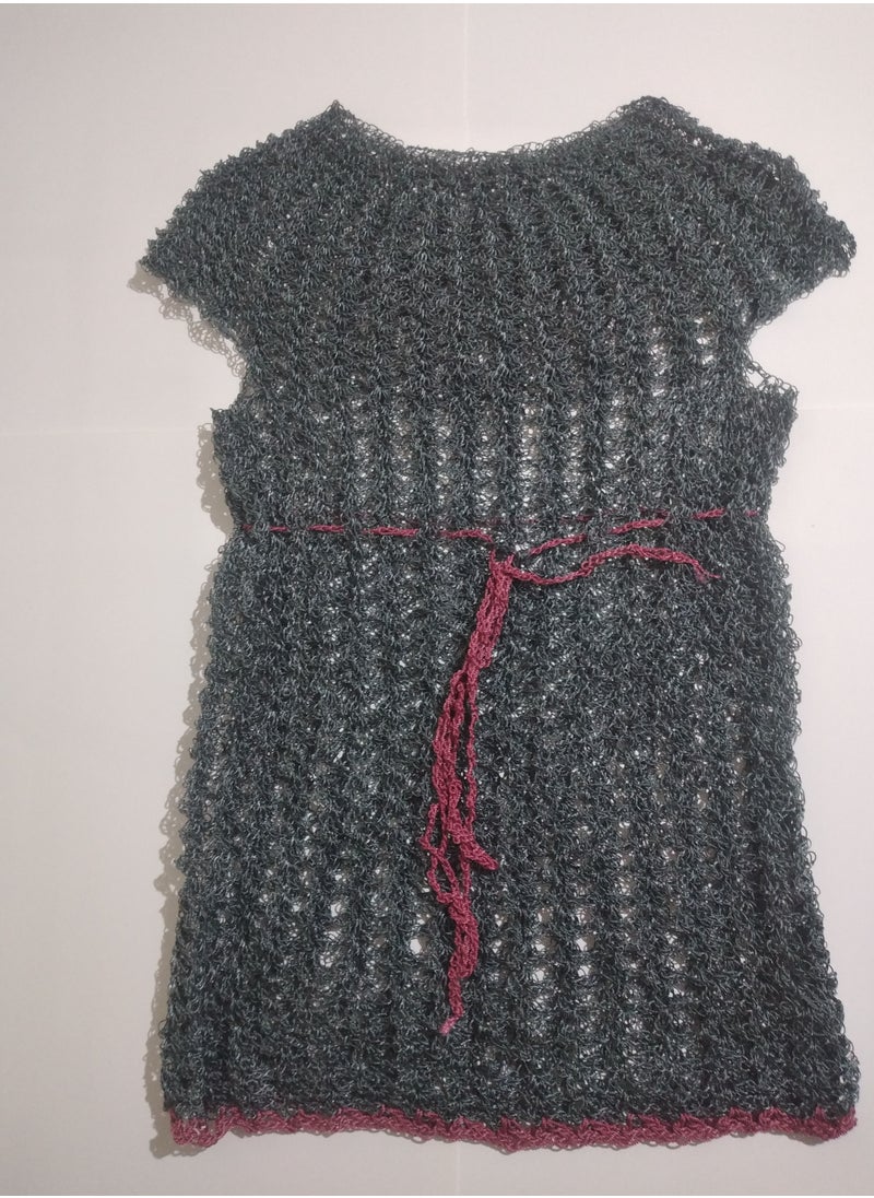 Puritopia Grey girl's dress  - Image 3