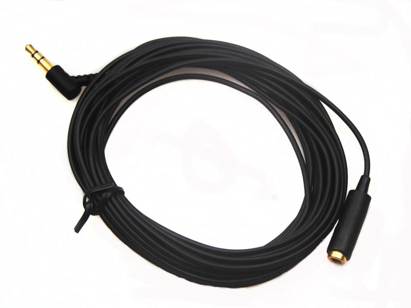 Sqrmekoko Replacement Headphone Extension Audio Cable Line Compatible with Bose QC2 QC3 OE2 QC15 QC25 QC35 QC45 AE2 Headsets (20ft) - Image 1