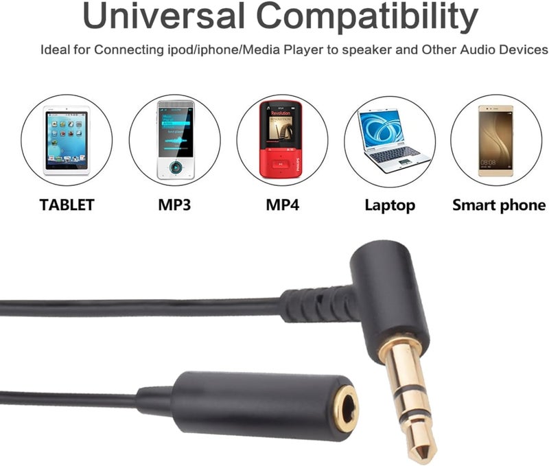 Sqrmekoko Replacement Headphone Extension Audio Cable Line Compatible with Bose QC2 QC3 OE2 QC15 QC25 QC35 QC45 AE2 Headsets (20ft) - Image 4