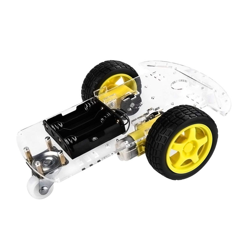 EMOZNY Emo Smart Robot Car Chassis Kit With Motors  Speed Encoder And Battery Box For Diy - Image 1