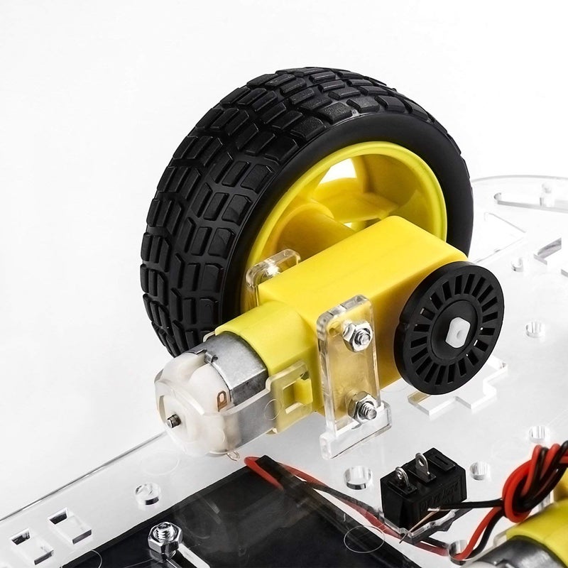 EMOZNY Emo Smart Robot Car Chassis Kit With Motors  Speed Encoder And Battery Box For Diy - Image 4