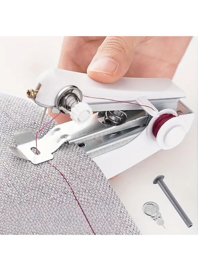 Portable Handheld Sewing Machine Set With 2 Free Gifts Assorted Colors Home Easy Crafting - Image 1