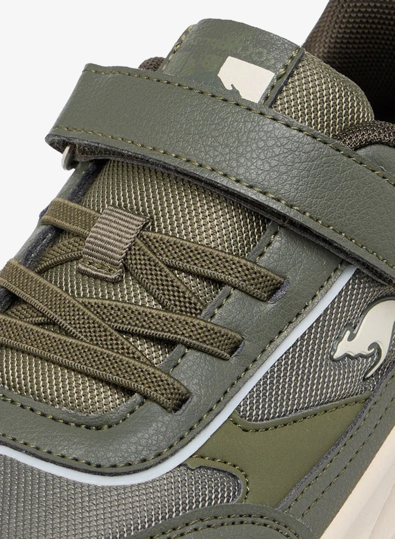 kangaROOS  Boys' Panelled Sports Shoes with Hook and Loop Closure for Men | Best Price UAE