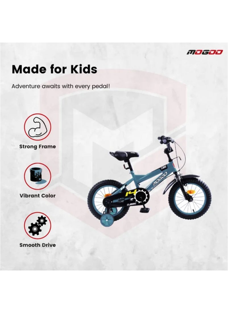MOGOO Classic 16 Inch Bicycle - Grey  - Image 4