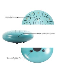 Generic 6 inch 11 Notes Steel Tongue Drum , Sound Healing Instruments for Musical Education Entertainment Yoga Chakra Gifts, Nature Musical Box  - Image 2