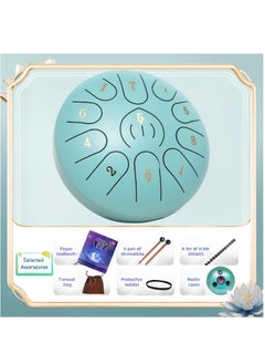 Generic 6 inch 11 Notes Steel Tongue Drum , Sound Healing Instruments for Musical Education Entertainment Yoga Chakra Gifts, Nature Musical Box  - Image 4