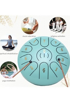 Generic 6 inch 11 Notes Steel Tongue Drum , Sound Healing Instruments for Musical Education Entertainment Yoga Chakra Gifts, Nature Musical Box  - Image 5