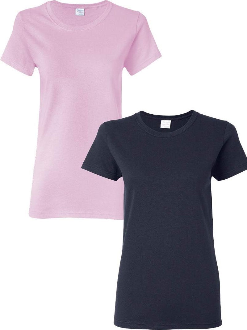 Gildan womens Heavy Cotton Adult T-Shirt, 2-Pack T-Shirt - Image 1