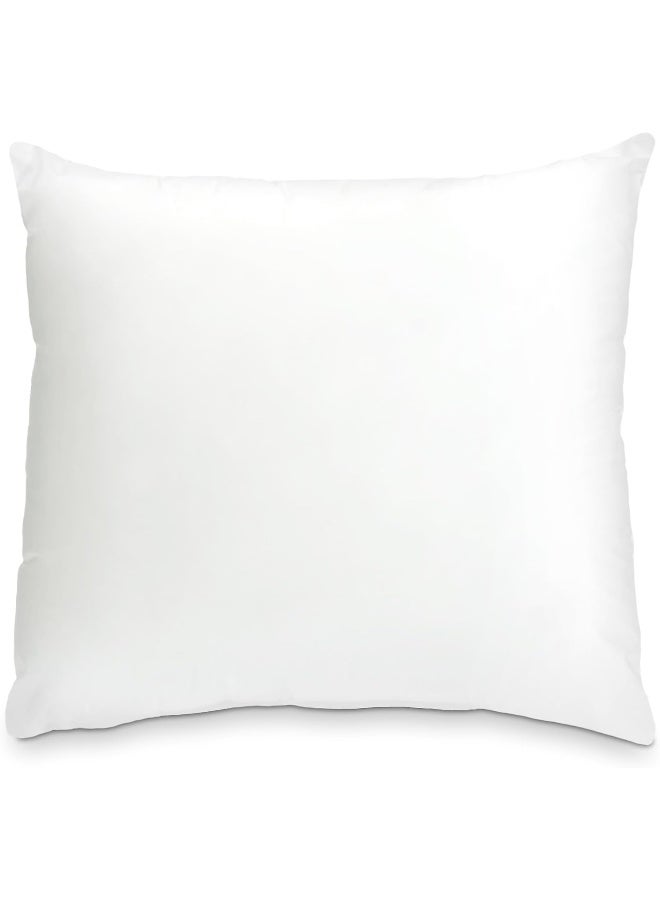 Foamily Throw Pillow Insert 18 x 18 inch Hypoallergenic 100% Virgin Fiber Bed, Sofa, Couch Decorative Indoor Pillows Made in USA - Image 1